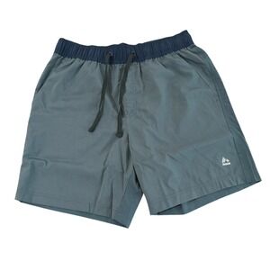 NEW RBX Active Mens Medium Gray Training Knit Shorts Quick Dry Moisture Wicking
